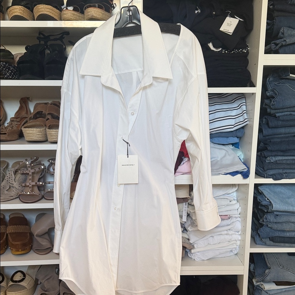 Alexander Wang White Mini Dress